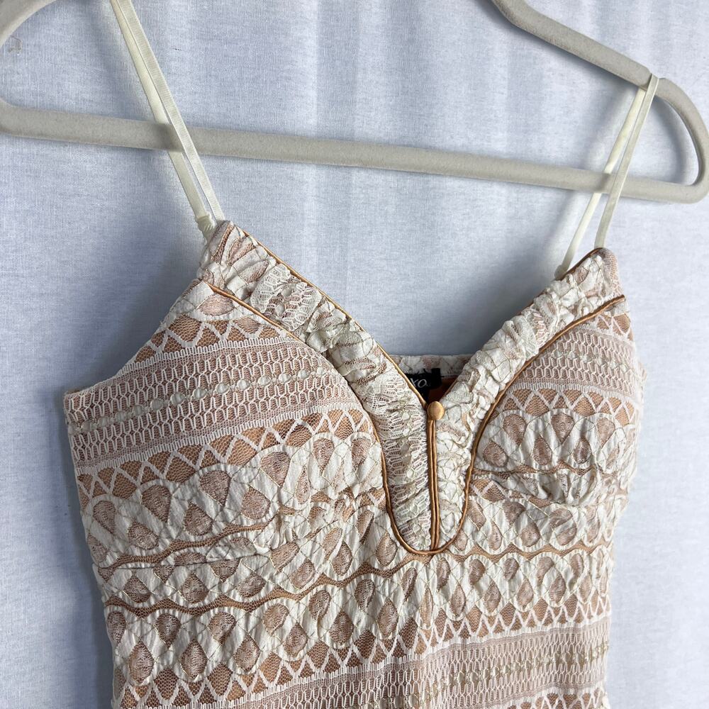 Vintage Y2K XOXO Top Babydoll Lace Cami Fairy Regency Coquette Boho Summer